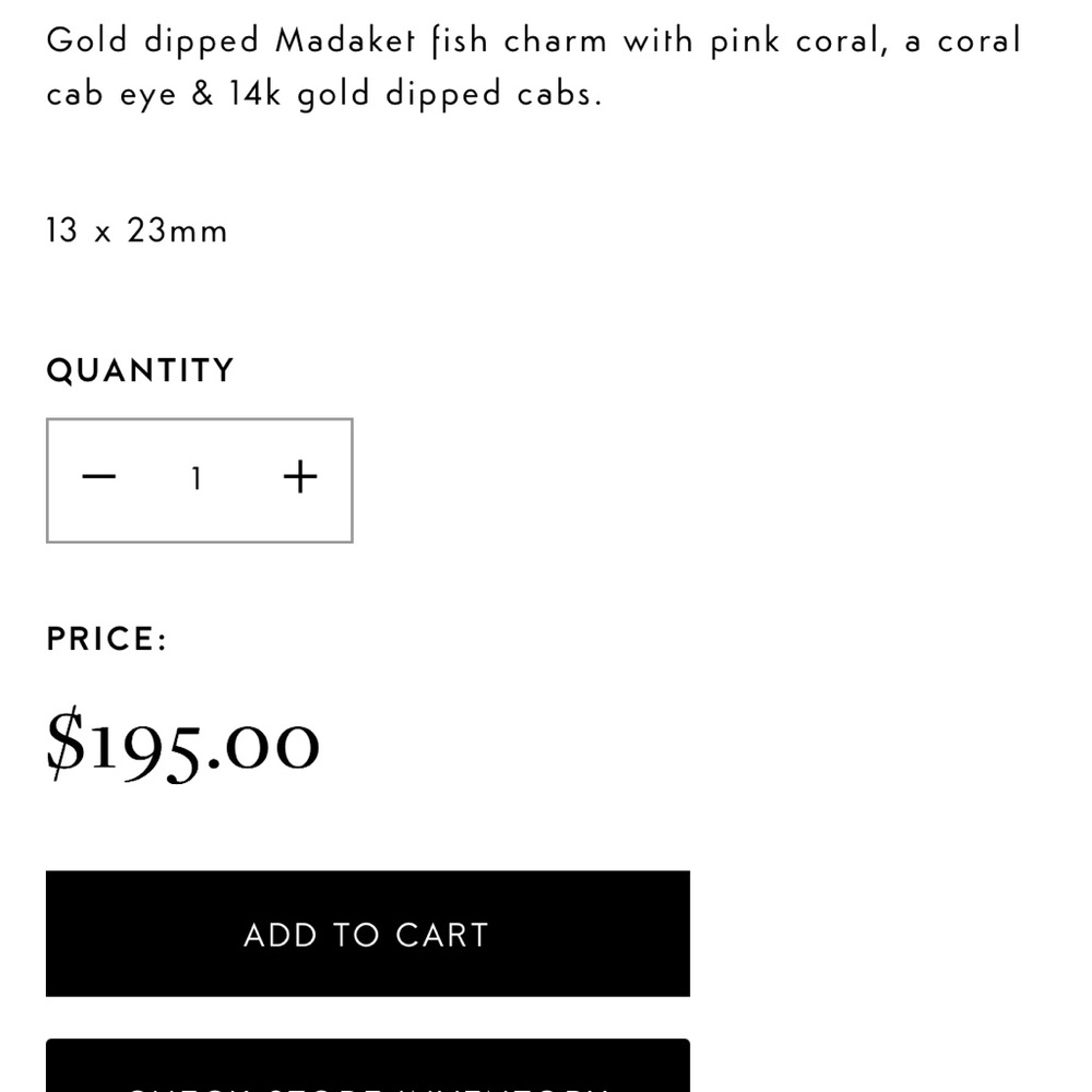 Pink Fish Enamel Charm Pendant - Picture 3 of 3